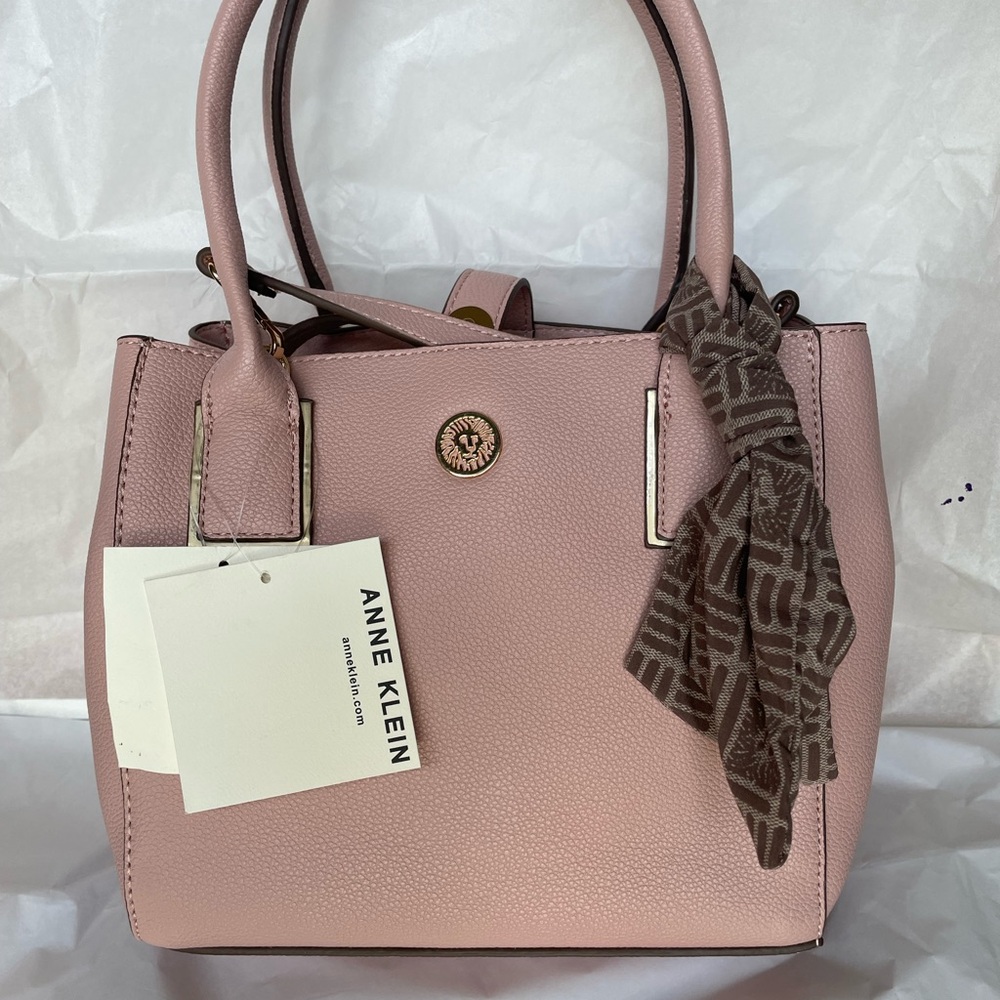 Anne Klein Blush Pink Satchel